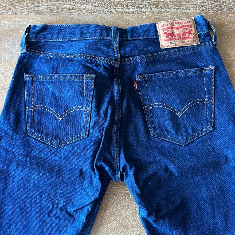 Levi's Women's Deep Indigo Straight Jeans